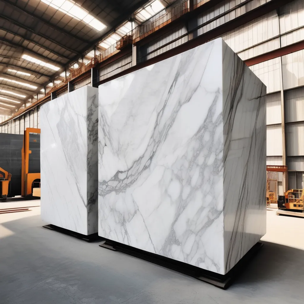 White Marble Block